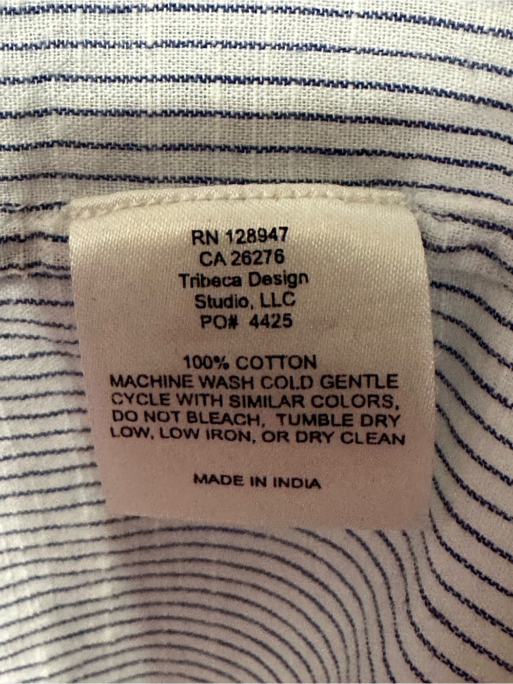 NILI LOTAN NORMANDY INDIGO STRIPE BLOUSE - INDIGO STRIPE XS 2689989 - Picture 5 of 14